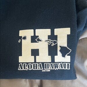 Aloha Hawaii Navy Blue T-Shirt